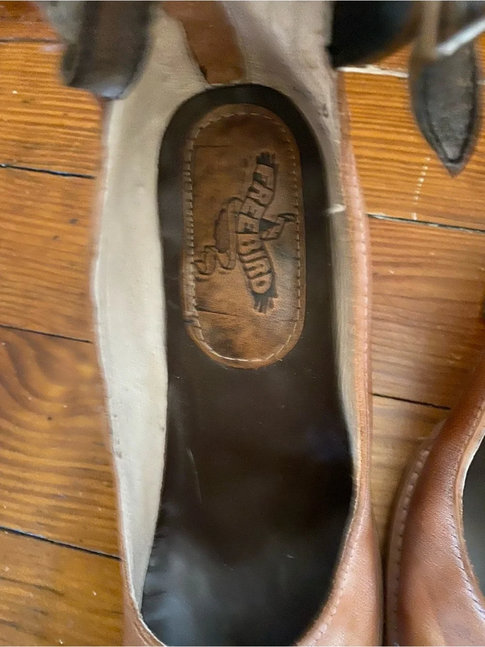 Free Bird Rose Gold Leather Ankle-Strap Heels - Women's Classic Pump